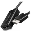 AXAGON адаптер DP към HDMI RVD-HI20N 4K 60Hz HDCP 2.2 0.15m черен