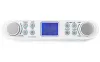 NEDIS Küchenradio UKW Netzstrom Digital 15 W Wecker Kopfhörerausgang Weiß-Silber thumbnail (2 of 6)