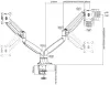 Neomounts Select NM-D750DWHITE Flat Screen Skrivebordsmontering (10-32") skrivebordsklemme gennemføring Hvid thumbnail (4 of 4)
