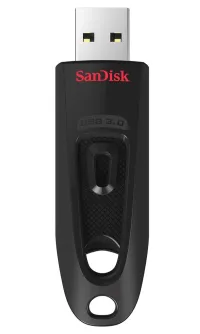 SanDisk Ultra 128GB USB 3.0 čierny SanDisk Ultra 128GB USB 3.0 čierny (1 of 2)