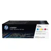Toner HP 131A LaserJet pacote com 3 unidades CMY (CF211A-CF213A)
