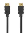 Cabo HDMI 2.0 de alta velocidade NEDIS com conectores HDMI-HDMI banhados a ouro Ethernet 4K a 60 Hz preto a granel 7,5 m thumbnail (2 of 3)