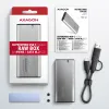 AXAGON box for M.2 NVMe SSD EEM2-SG2 USB-C USB 3.2 Gen2 cable 20cm USB-C to USB-A thumbnail (3 of 3)