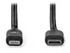 NEDIS Lightning-kaapeli USB 2.0 Apple Lightning 8-nastainen USB-C-liitin pyöreä musta 2m thumbnail (3 of 3)