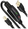 AXAGON active extension repeater USB2.0 USB-A to USB-B ADR-210B 10m thumbnail (1 of 1)