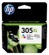 HP inkoustová kazeta 305XL (CMY originál) pro - DeskJet 2300 2710 2720 DeskJet Plus 4100 ENVY 6000 ENVY Pro 6400