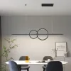 IMMAX NEO LITE RONDAS SMART Lámpara Colgante negro 131cm 56W con BALIZA soporte Wi-Fi TUYA thumbnail (8 of 10)