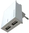 Swissten Netværksadapter Smart Ic 2X Usb 3A Strøm + Datakabel Usb Lightning Mfi 1.2 M Hvid