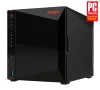 Asustor NAS Nimbustor 4 AS5304T 4x 25" 35" SATA III Intel Celeron J4105 1,5 GHz 4GB 2x 2,5 GbE 3x USB 3.0 HDMI