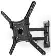 NEDIS wall mount for LCD and TV 23 - 55 " load capacity 30 kg tilt ± 20° rotation 180° articulated (3 joints)
