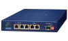 Planeta BSP-115PV-15A solar PoE + switch 5x1 Gb 1x1 Gb SFP 5x PoE + 802.3at -20 ~ 65 ° C IP30 display LCD