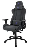 AROZZI gaming chair VERONA Signature Soft Fabric fabric surface black blue logo thumbnail (1 of 9)