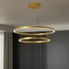 IMMAX NEO FINO SMART φωτιστικό κρεμαστό 2 κύκλοι 60+80cm 93W χρυσό Zigbee 3.0 TUYA thumbnail (6 of 7)