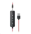 CANYON konferenceheadset HS-07 tyndt kompakt USB-lydkort med opkaldscontroller 3,5 mm stik sort thumbnail (5 of 10)