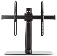 NEDIS TV-taso 32 65" kantavuus 45 kg 3 korkeusasentoa täysin liikkuva metalli musta (1 of 3)