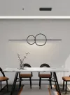IMMAX NEO LITE RONDAS SMART Lámpara Colgante negro 131cm 56W con BALIZA soporte Wi-Fi TUYA thumbnail (5 of 10)