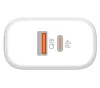 COLORWAY 1x USB og 1x USB-C netoplader 45W 100V-240V Hvid thumbnail (4 of 5)