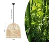 Lampada a sospensione di design IMMAX BOHO PELO D50cm E27 rattan naturale thumbnail (4 of 5)