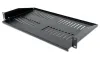 XtendLan Shelf 280mm univerzalna 1U 25kg nosilnost črna napredna