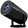HELMER smart bärbar projektor SP 500 HD mini HD (1280 x 720px HDMI USB Bluetooth Wi-Fi Repro Android 11 svart