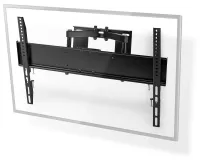 Support mural TV NEDIS 37"/80", capacité de charge 35 kg, inclinaison 15°, rotation 0°/180°, mouvement complet, acier noir Support mural TV NEDIS 37"/80", capacité de charge 35 kg, inclinaison 15°, rotation 0°/180°, mouvement complet, acier noir (1 of 9)