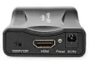 NEDIS SCART til HDMI 1080p konverter med strømforsyning sort thumbnail (2 of 4)