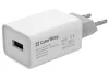 COLORWAY 1x USB mains charger 10W 100V-240V White
