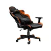 Cathaoirleach cearrbhachais CANYON Deimos PU fráma miotail leathair 90-165 ° backrest 3d ardaitheoir gáis rang 4 dubh-oráiste thumbnail (4 of 6)