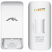 Ubiquiti Nano Station Loco M2 AirMax 2x2 MIMO 2.4 GHz 2x 8 dBi PoE-sisään (1 of 3)