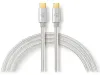 NEDIS PROFIGOLD USB 2.0 kabel USB-C utikač - USB-C utikač najlon srebrni BOX 2m thumbnail (2 of 2)