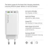 COLORWAY 2x USB-C 1x USB-A power charger GaN PD PPS 65W Including 2x USB-C-USB-C USB-C-Lightning cables White thumbnail (8 of 12)