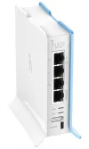 MikroTik RouterBOARD RB941-2nD-TC hAP-Lite 650Mhz CPU 32MB RAM 4xLAN 2,4Ghz 802b g n ROS L4 kabinet PSU thumbnail (2 of 6)