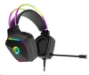 CANYON mängupeakomplekt Darkless GH-9A RGB taustvalgus USB + 3,5 mm pesa 2 m kaabel must thumbnail (2 of 9)