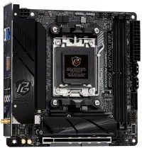 ASRock B650I „Lightning“ belaidis AMD B650 AM5 2x DDR5 DIMM 2x M.2 HDMI USB-C WiFi Mini-ITX (1 of 5)