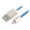 Cablu Net-X Micro USB la USB, sincronizare încărcare, conectori față-verso albaștri Cablu Net-X Micro USB la USB, sincronizare încărcare, conectori față-verso albaștri