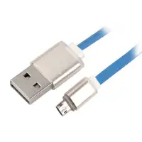 Cablu Net-X Micro USB la USB, sincronizare încărcare, conectori față-verso albaștri Cablu Net-X Micro USB la USB, sincronizare încărcare, conectori față-verso albaștri (1 of 1)
