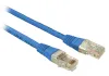 Cabo Solarix Patch c5e UTP PVC 0,5m azul não à prova de protuberâncias C5E-155BU-05MB