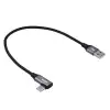 Akyga mrežasti kabel USB A + USB tip C 30 cm Akyga mrežasti kabel USB A + USB tip C 30 cm