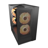 Gabinete COUGAR PC OMNYX Preto Mid Tower, Painel Frontal em Mesh, 2 Ventoinhas ARGB de 160mm, Painel Traseiro com 2 Ventoinhas ARGB de 160mm Gabinete COUGAR PC OMNYX Preto Mid Tower, Painel Frontal em Mesh, 2 Ventoinhas ARGB de 160mm, Painel Traseiro com 2 Ventoinhas ARGB de 160mm (1 of 27)