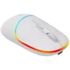 CANYON optical wireless mouse MW-22 RGB 800 1200 1600 dpi 4 keys BT+2.4GHz battery 650mAh snow white thumbnail (3 of 11)