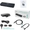 Dvojna priklopna postaja Thunderbolt 3 4K + kabel USB-C v DP (1,5 m) z napajanjem 85 W thumbnail (5 of 8)