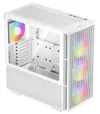DEEPCOOL kast CH560 MidT 3x140 en 120mm ARGB ventilator USB 3.0 gehard glas wit
