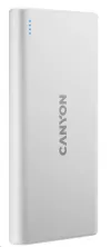 CANYON power bank PB-108W 10000mAh Li-polVhod 5V (MicroUSB Lightning - Apple) Izhod 5V (2xUSB-A) bela