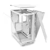 NZXT behuizing H6 Flow tweekamer MidT 3x120mm ventilator 2xUSB 3.2 USB-C glas zij- en voorkant wit thumbnail (5 of 6)