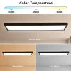 IMMAX NEO LITE FRAME SMART ceiling light 120x30cm IP44 CCT with BEACON Wi-Fi TUYA support black thumbnail (5 of 16)