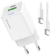 COLORWAY 1x USB-C mains charger GaN PD PPS QC 35W Including 100cm cable White