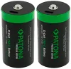 Ceallraí in-athluchtaithe PATONA LR20 mono D Li-lon 4000mAh 15V le USB-C ag muirearú 2 ríomhaire i bpacáiste