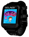 HELMER children's watch LK 707 with GPS locator touch display IP54 micro SIM compatible with Android and iOS black