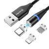 Colorway Cable de Carga 3en1 Lightning+MicroUSB+USB-C Magnético 2.4A Nylon Carga Rápida 3.0 1m thumbnail (6 of 6)