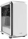 Bí ciúin! bosca PURE BASE 500 Fuinneog MidT gan foinse 2xUSB 3.0 taobh trédhearcach bán
